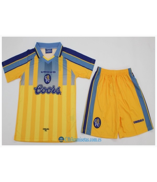CFB3-Camisetas Chelsea 2a equipación 95/97 - niÑos