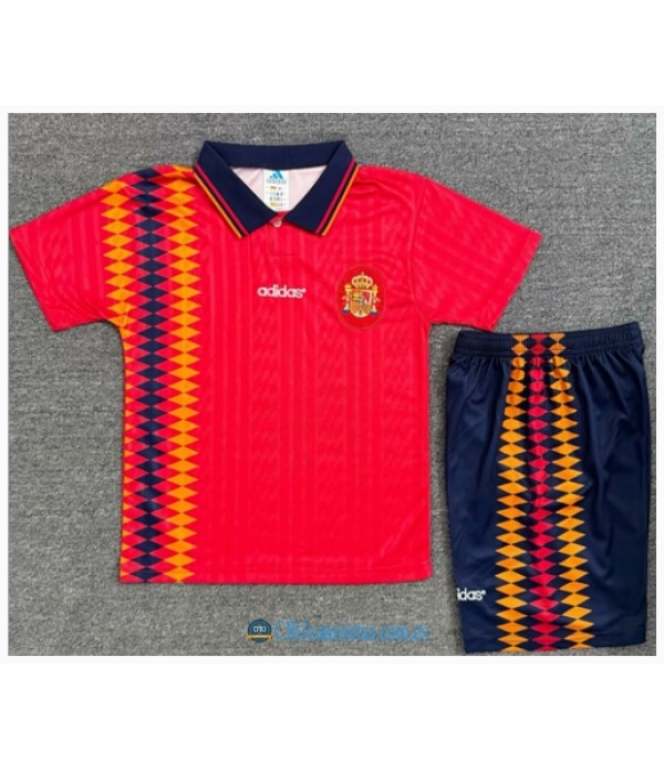 CFB3-Camisetas España 1a equipación 1994 - niÑos