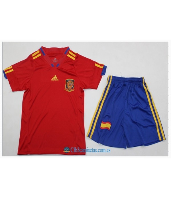CFB3-Camisetas España 1a equipación 2010 - niÑos