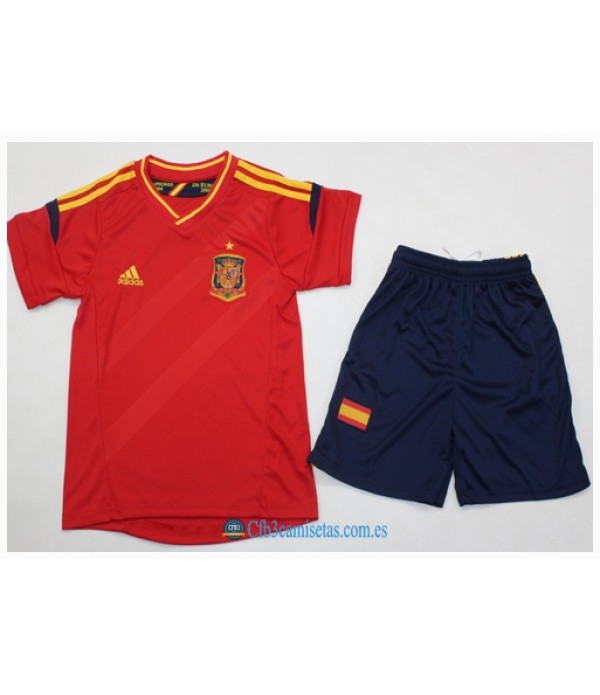CFB3-Camisetas España 1a equipación 2012 - niÑos