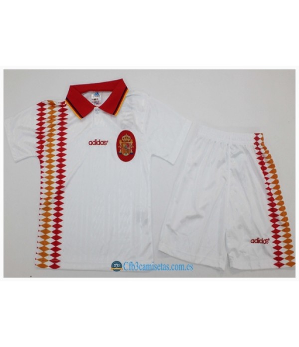CFB3-Camisetas España 2a equipación 1994 - niÑos