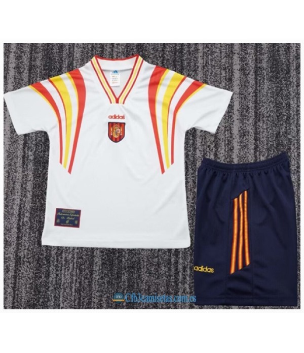 CFB3-Camisetas España 2a equipación 1996 - niÑos