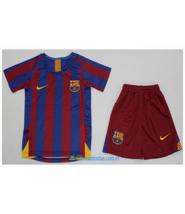 CFB3-Camisetas Fc barcelona 1a equipacion 05/06 - niÑos