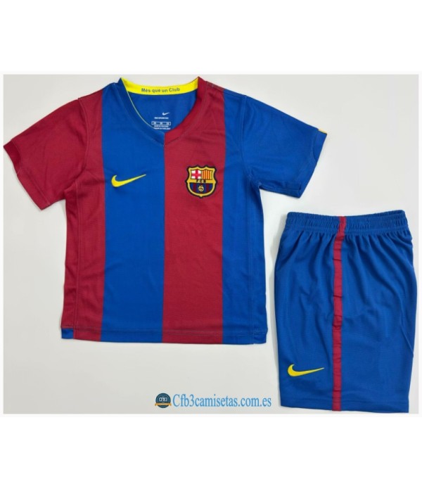 CFB3-Camisetas Fc barcelona 1a equipacion 06/07 - niÑos