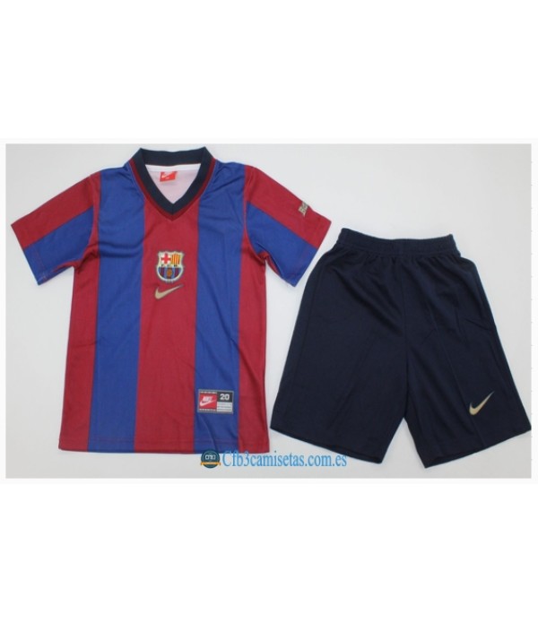 CFB3-Camisetas Fc barcelona 1a equipacion 98/99 - niÑos