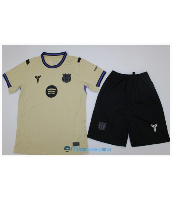 CFB3-Camisetas Fc barcelona 2a equipación 2025/26 - niÑos
