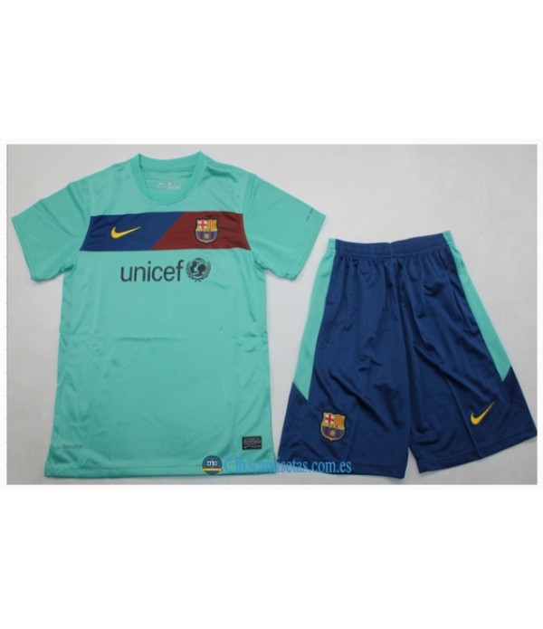 CFB3-Camisetas Fc barcelona 2a equipacion 10/11 - niÑos