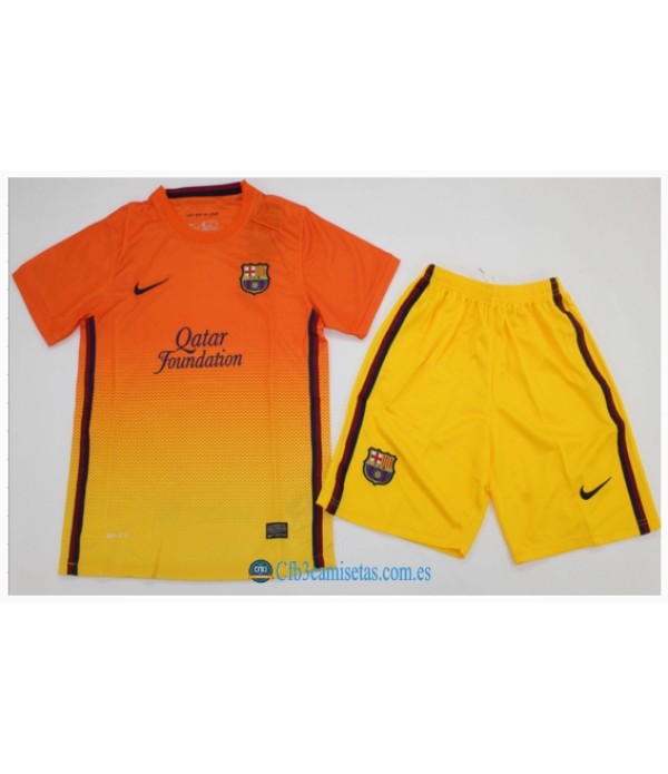 CFB3-Camisetas Fc barcelona 2a equipacion 12/13 - niÑos
