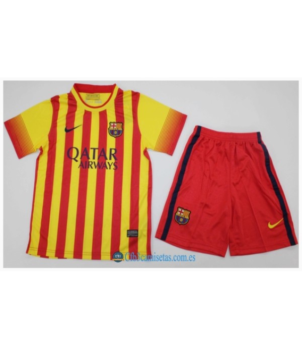 CFB3-Camisetas Fc barcelona 2a equipacion 13/14 - niÑos