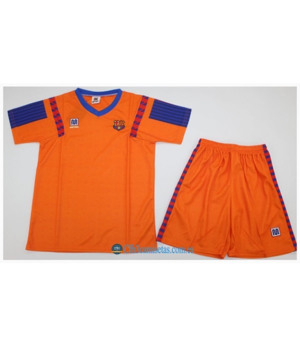 CFB3-Camisetas Fc barcelona 2a equipacion 1992 - niÑos