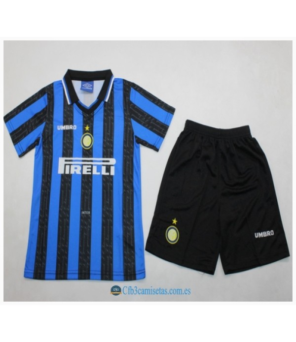 CFB3-Camisetas Inter milan 1a equipación 97/98 - niÑos