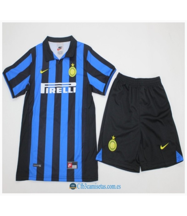 CFB3-Camisetas Inter milan 1a equipación 98/99 - niÑos