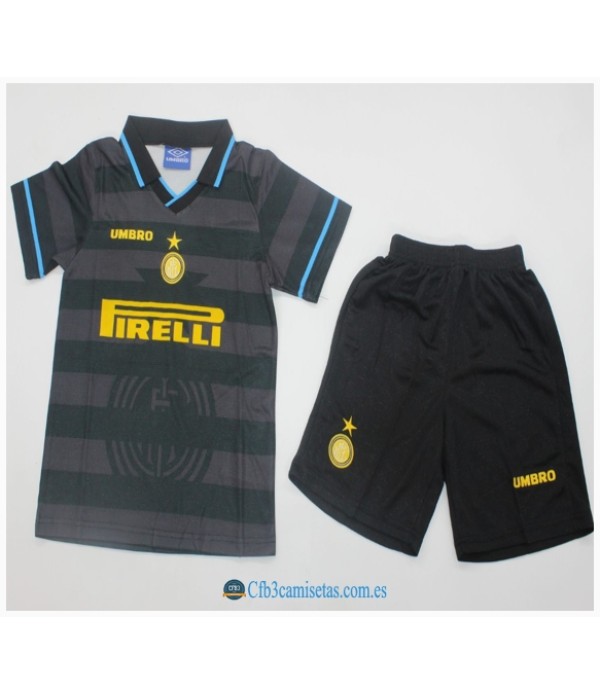 CFB3-Camisetas Inter milan 3a equipación 97/98 - niÑos
