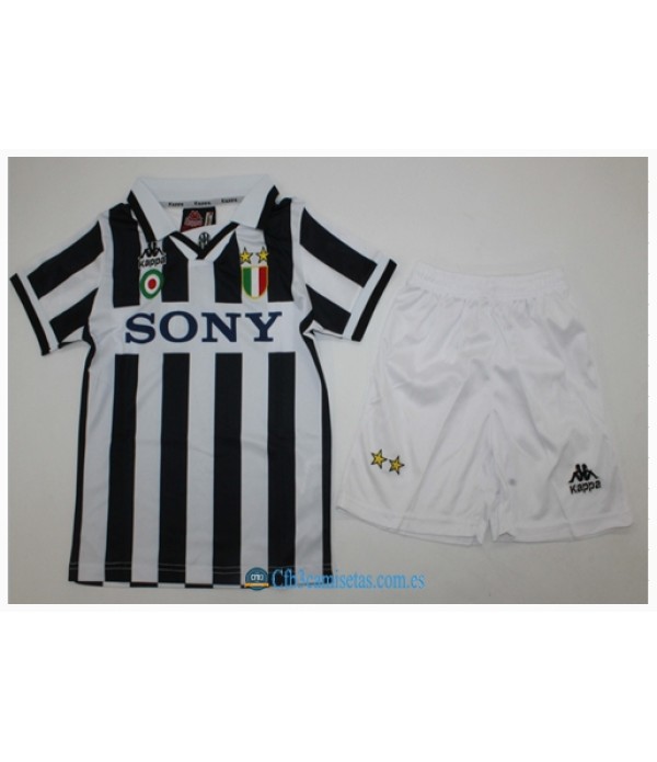 CFB3-Camisetas Juventus 1a equipación 95/96 - niÑos