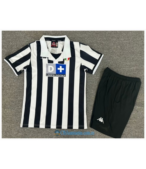 CFB3-Camisetas Juventus 1a equipación 98/99 - niÑos