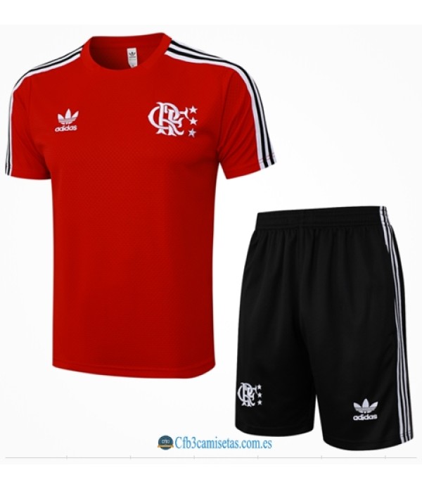 CFB3-Camisetas Kit entrenamiento flamengo 2025/26- red