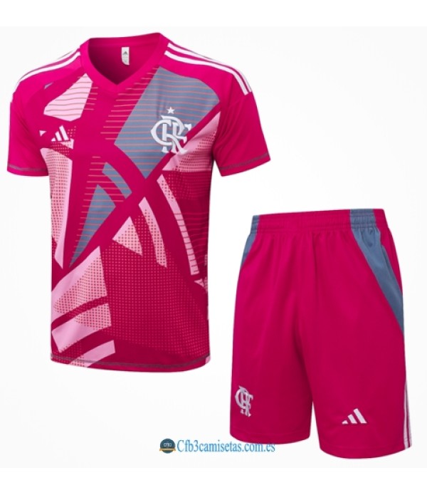 CFB3-Camisetas Kit entrenamiento flamengo 2025/26- rose