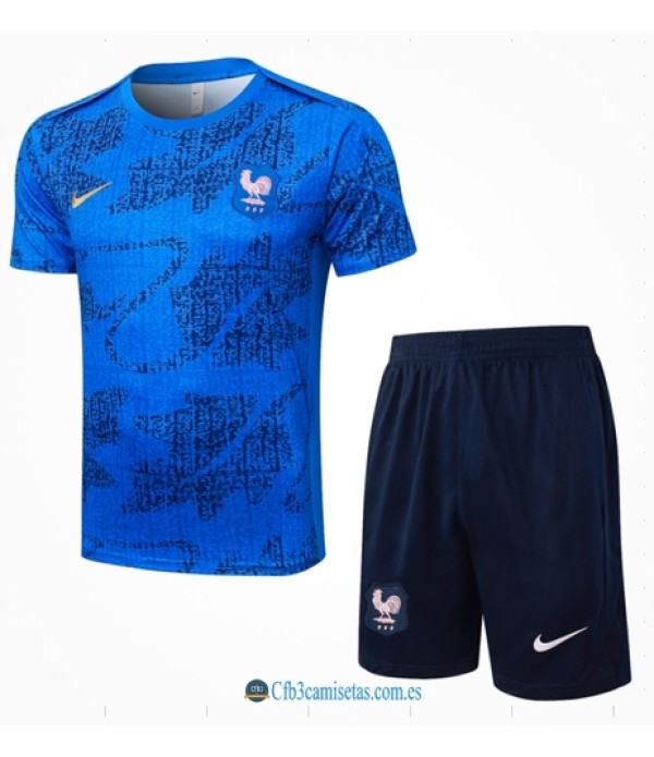 CFB3-Camisetas Kit entrenamiento francia 2025- light bule