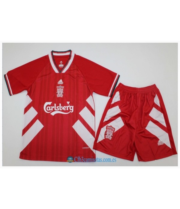 CFB3-Camisetas Liverpool 1a equipación 93/95 - niÑos