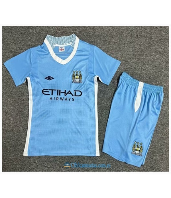CFB3-Camisetas Manchester city 1a equipación 11/12 - niÑos