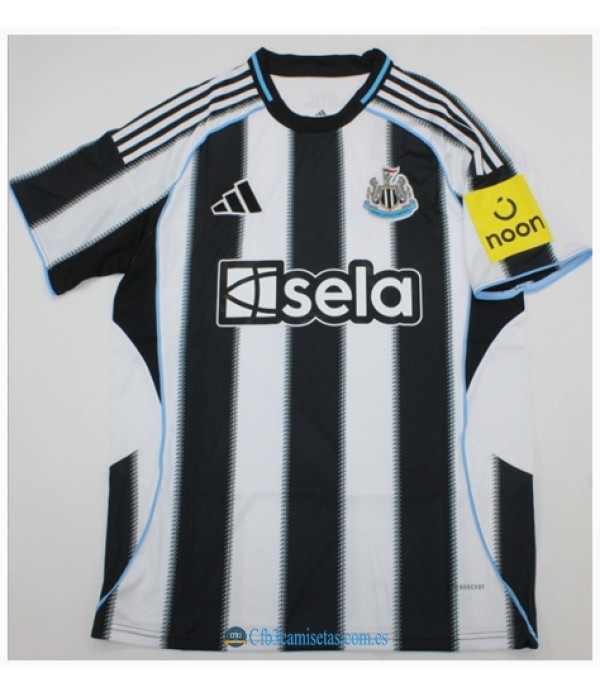 CFB3-Camisetas Newcastle united 1a equipación 2025/26