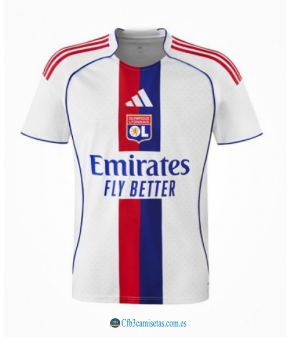 CFB3-Camisetas Olympique lyon 1a equipación 2025/26