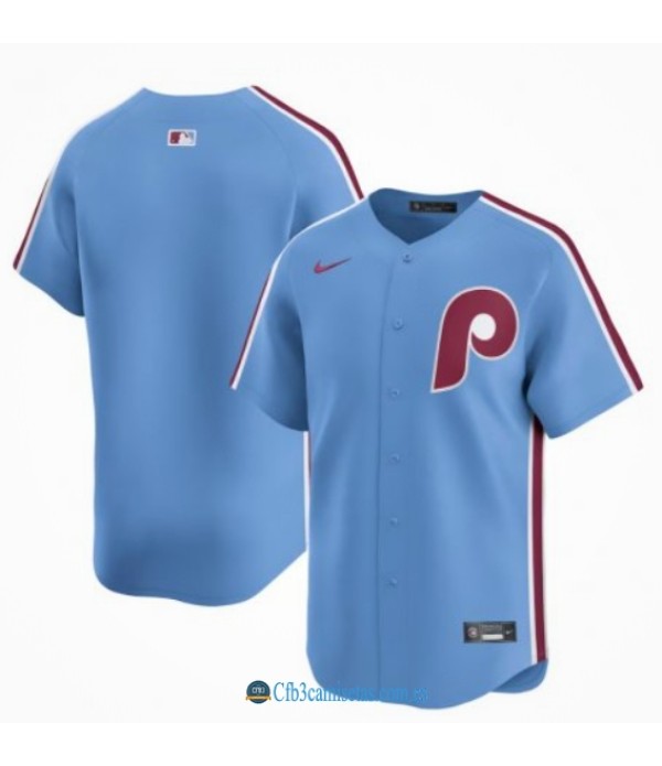 CFB3-Camisetas Philadelphia phillies - light blue