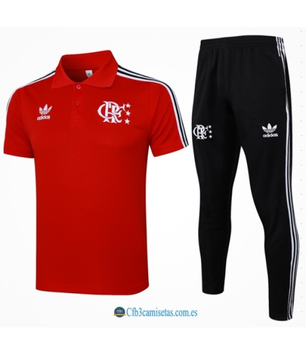 CFB3-Camisetas Polo pantalones flamengo 2025/26-red