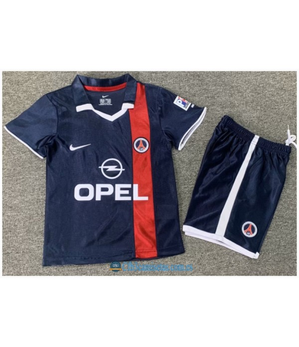 CFB3-Camisetas Psg 1a equipación 01/02 - niÑos
