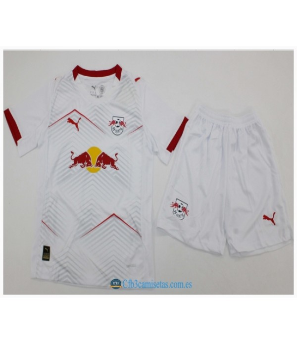 CFB3-Camisetas Rb leipzig 1a equipación 2025/26 - niÑos