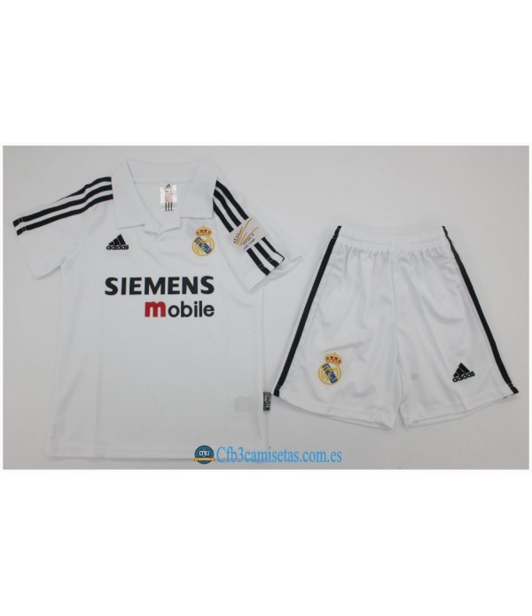 CFB3-Camisetas Real madrid 1a equipación 02/03 - niÑos