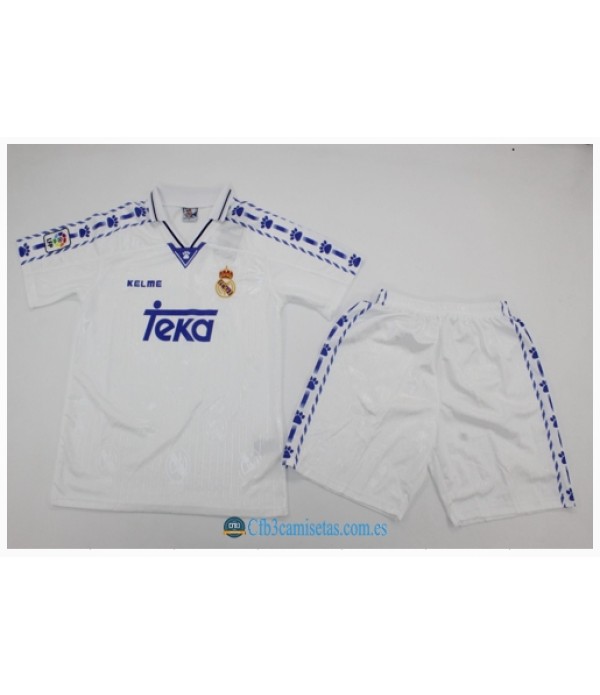CFB3-Camisetas Real madrid 1a equipación 96/97 - niÑos