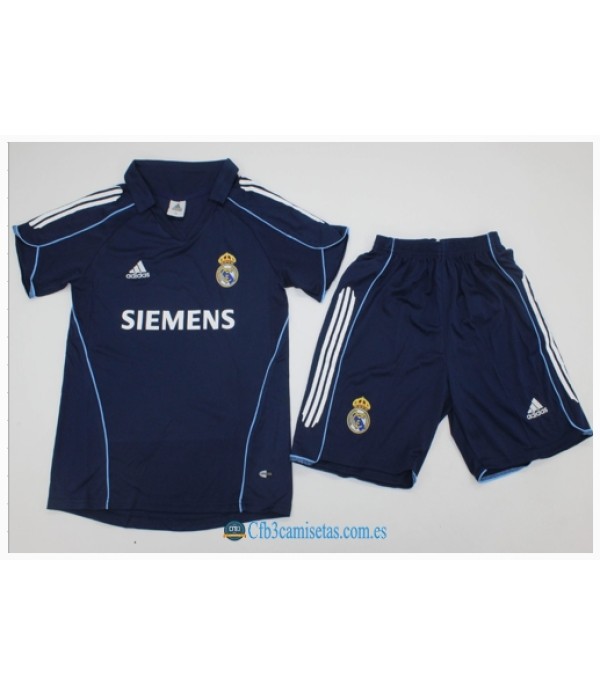 CFB3-Camisetas Real madrid 2a equipación 05/06 - niÑos