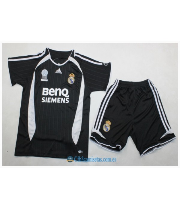 CFB3-Camisetas Real madrid 2a equipación 06/07 - niÑos