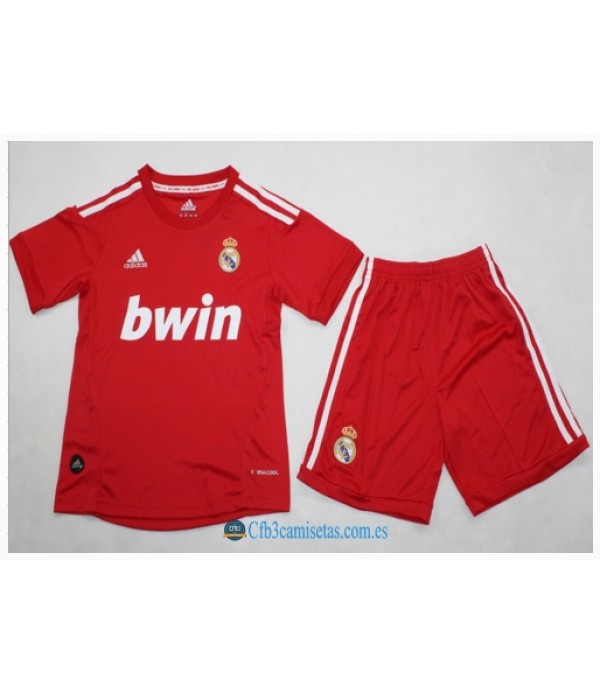 CFB3-Camisetas Real madrid 3a equipación 11/12 - niÑos