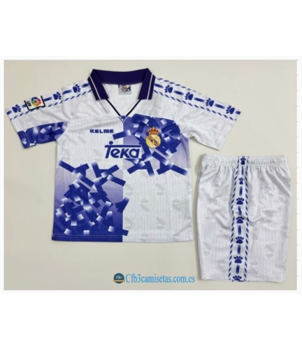 CFB3-Camisetas Real madrid 3a equipación 96/97 - niÑos