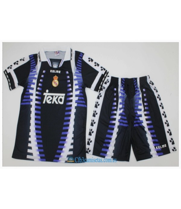CFB3-Camisetas Real madrid 3a equipación 97/98 - niÑos
