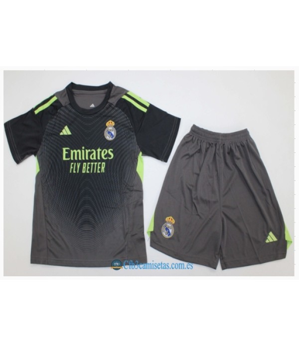 CFB3-Camisetas Real madrid 4a equipación portero 2025/26 - niÑos