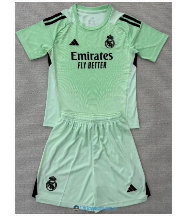 CFB3-Camisetas Real madrid 5a equipación portero 2025/26 - niÑos