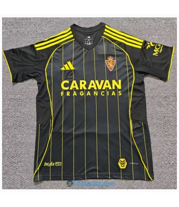 CFB3-Camisetas Real zaragoza 2a equipación 2025/26