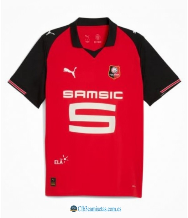 CFB3-Camisetas Stade rennais 1a equipación 2025/26