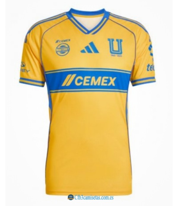 CFB3-Camisetas Tigres 1a equipación 2025/26