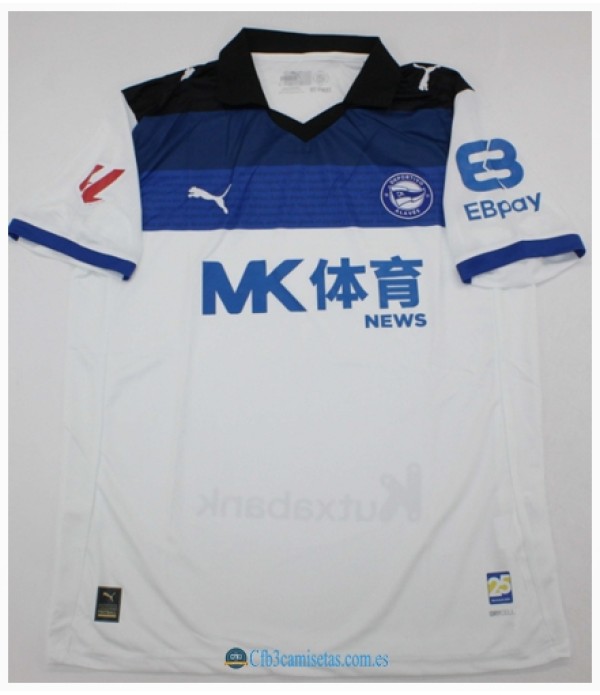 CFB3-Camisetas Alavés 2a equipación 2025/26