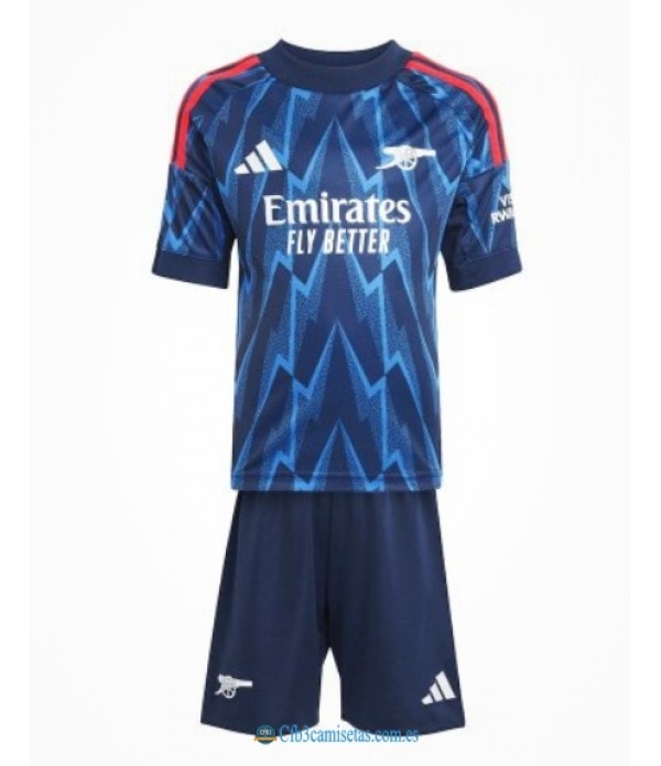 CFB3-Camisetas Arsenal 2a equipación 2025/26 - niÑos