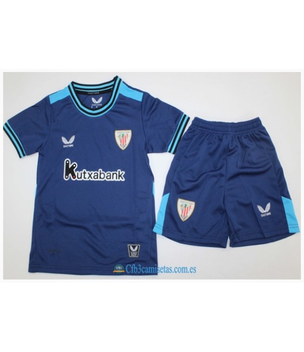 CFB3-Camisetas Athletic bilbao 2a equipación 2025/26 - niÑos