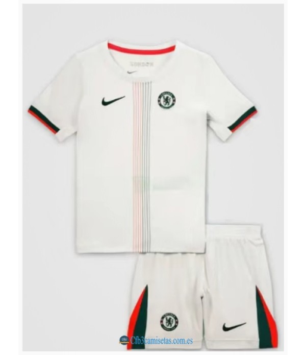 CFB3-Camisetas Chelsea 2a equipación 2025/26 - niÑos