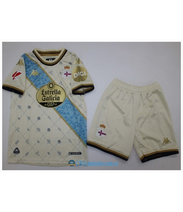 CFB3-Camisetas Deportivo 2a equipación 2025/26 - niÑos