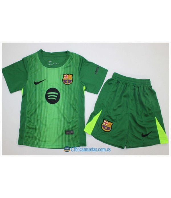 CFB3-Camisetas Fc barcelona 1a equipación portero 2025/26 - niÑos