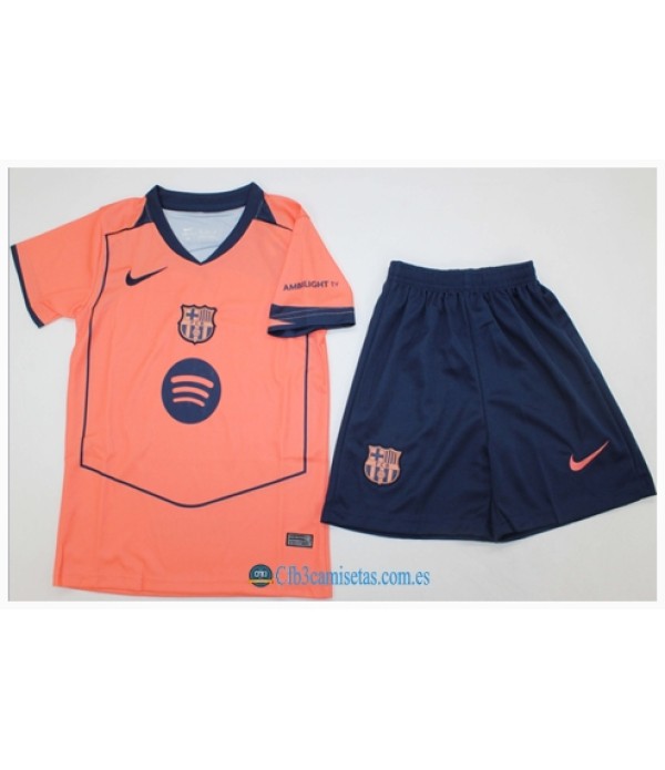 CFB3-Camisetas Fc barcelona 3a equipación 2025/26 - niÑos