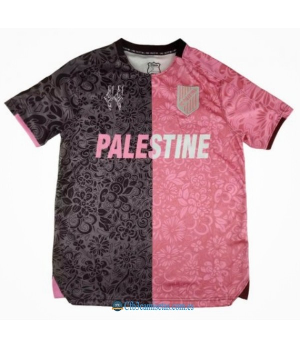 CFB3-Camisetas Fc palestina pink/black 2025